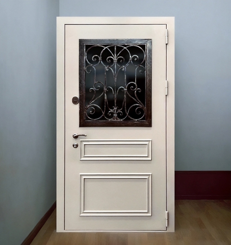 С решеткой и металлобагетом